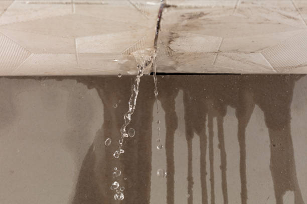 Professional Flood Damage Cleanup technician working in Sparta, MI